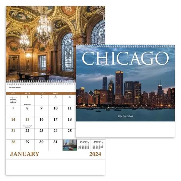 Chicago 13-month calendar with