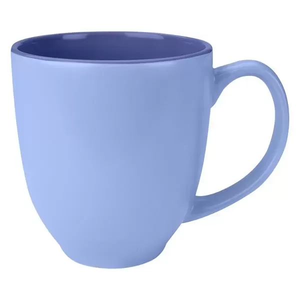 Pastel colored bistro mug