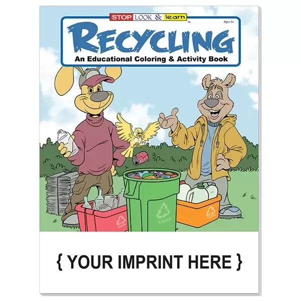 Recycling educational coloring and