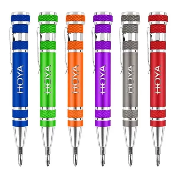 Aluminum pen-shaped tool kit