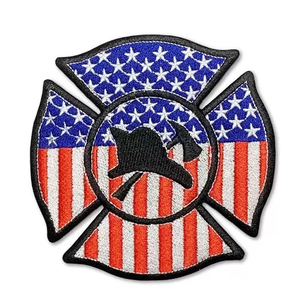 Embroidered patch with removable
