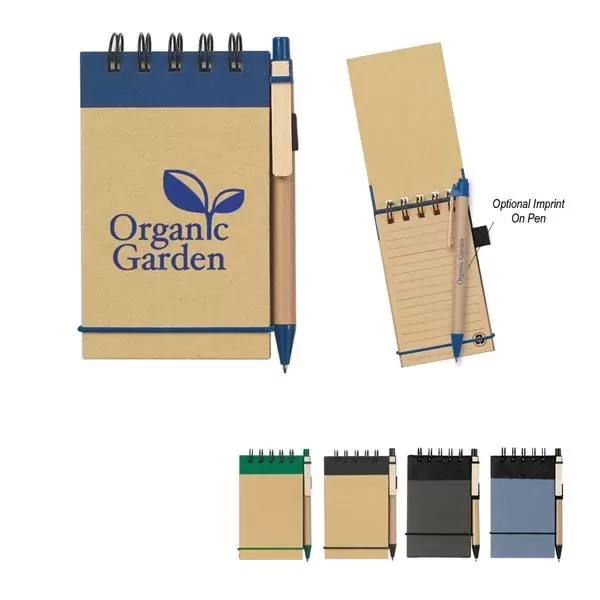 Eco-friendly spiral jotter and