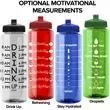 Transparent sports bottle, 32