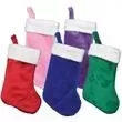 Plush Christmas stocking with