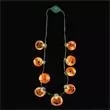 LED lighted pumpkin necklace