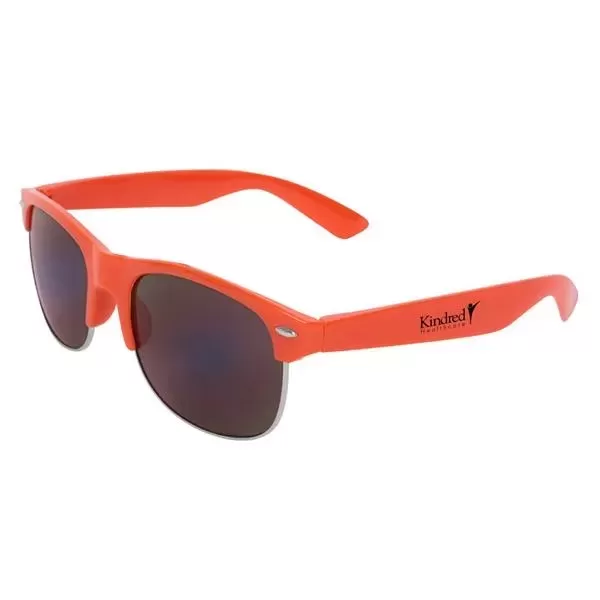Aviator sunglasses made of