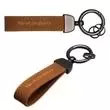 Leather key chain with