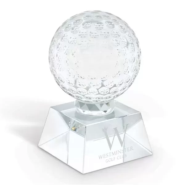 Small optical crystal golf