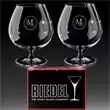 Two piece brandy glass