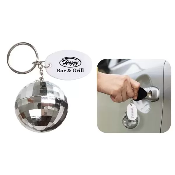 Disco ball key chain.