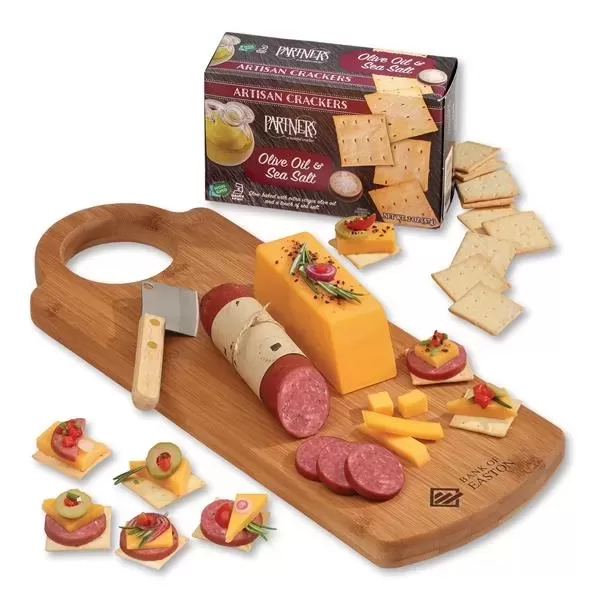 cutting board packed with