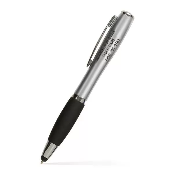Ballpoint pen stylus with
