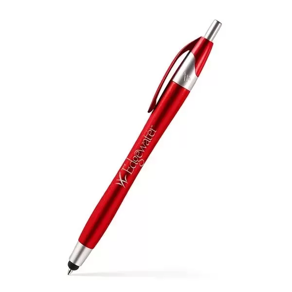 Retractable ballpoint pen stylus