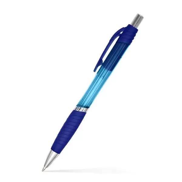 Translucent colored ballpoint pen