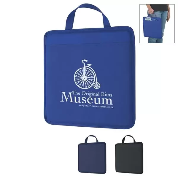 Non-woven stadium cushion. 