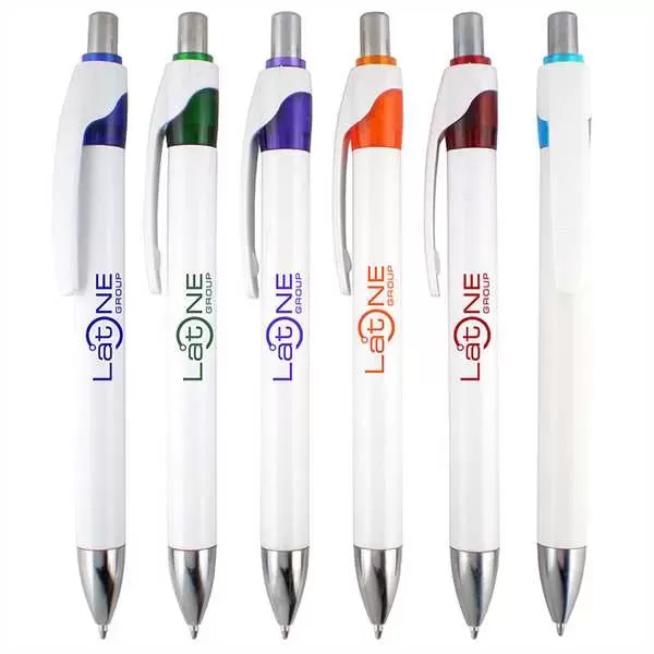 White ballpoint pen with