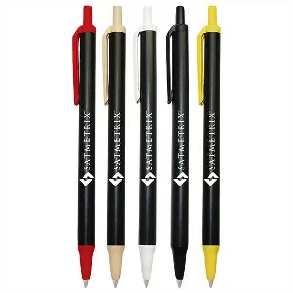 Two-tone ballpoint pen with