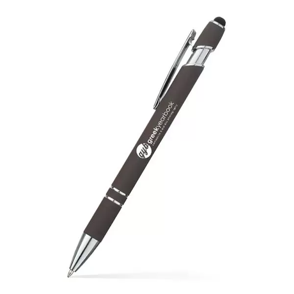Satin-touch stylus pen. 
