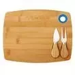 Bamboo cheese board charcuterie