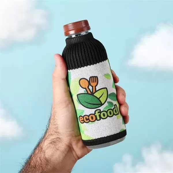 Adaptable eco-sleeve brands drinks,