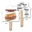 House Shape Hand Fan,