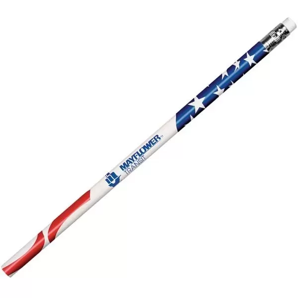 Patriotic pencil with a