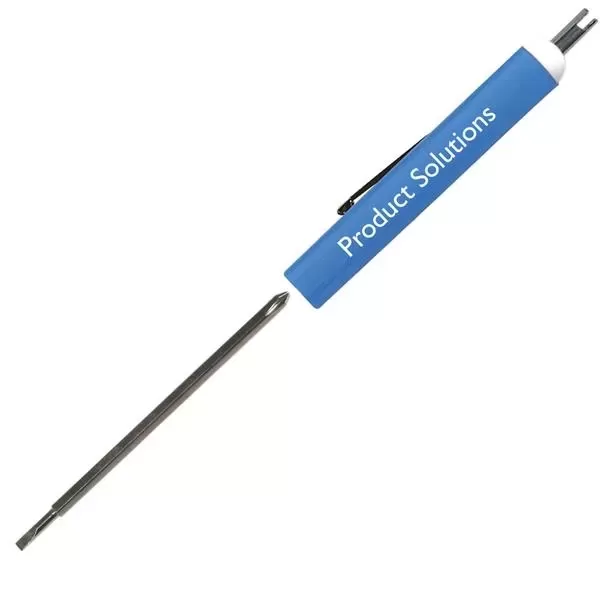 Pocket screwdriver with valve