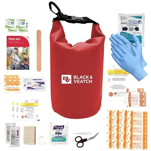 Gold first aid kit