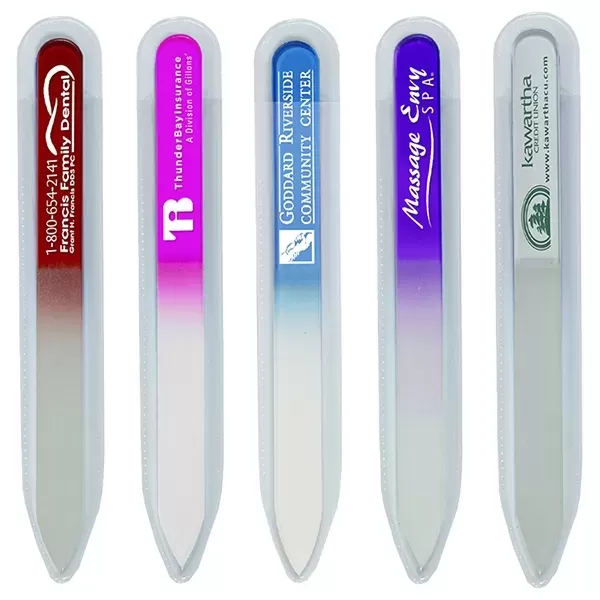Tempered glass nail file