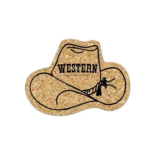 Cowboy Hat Cork Coaster