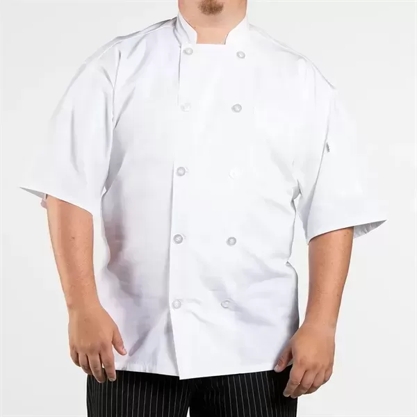White short sleeve chef