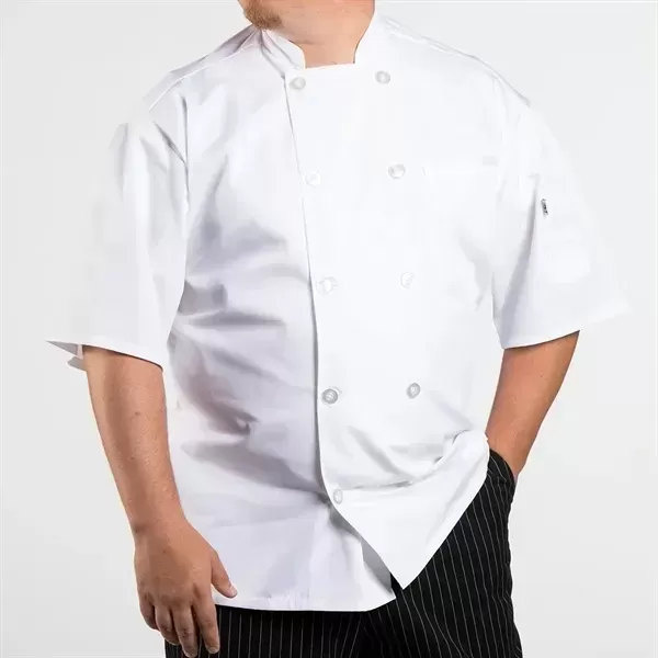 White short sleeve chef