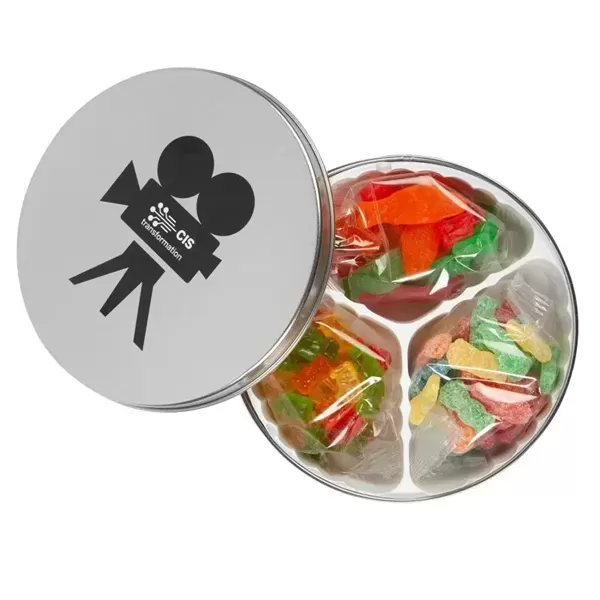 Movie themed confections tin