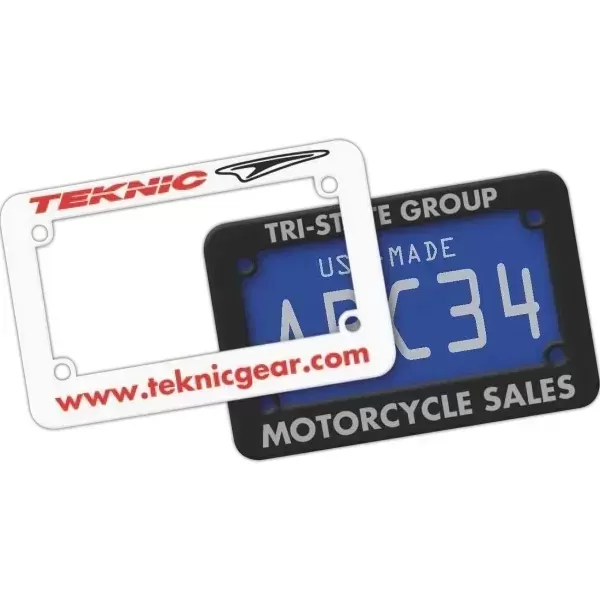 Motorcycle size license plate