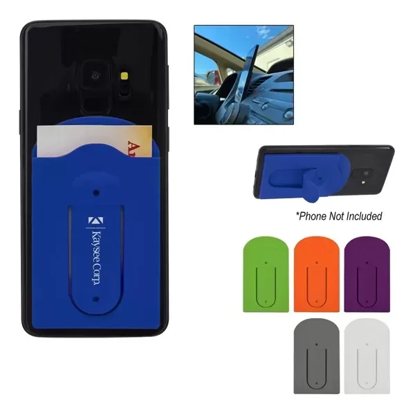 Silicone phone wallet that