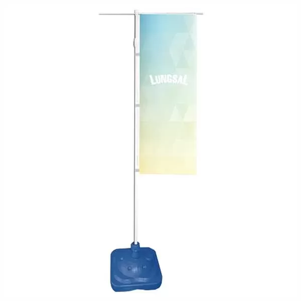 Flag stand with adjustable