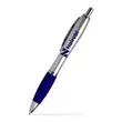 Silver barrel ballpoint pen