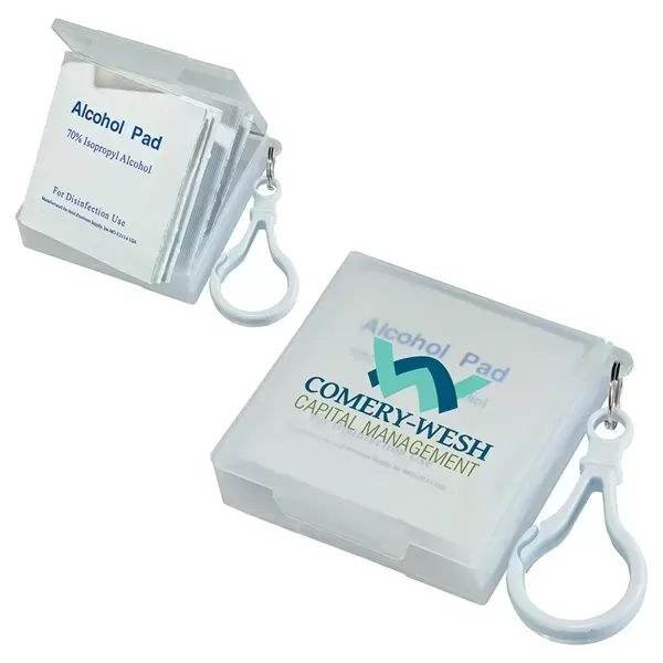 Sanitizing Wipes with Carabiner