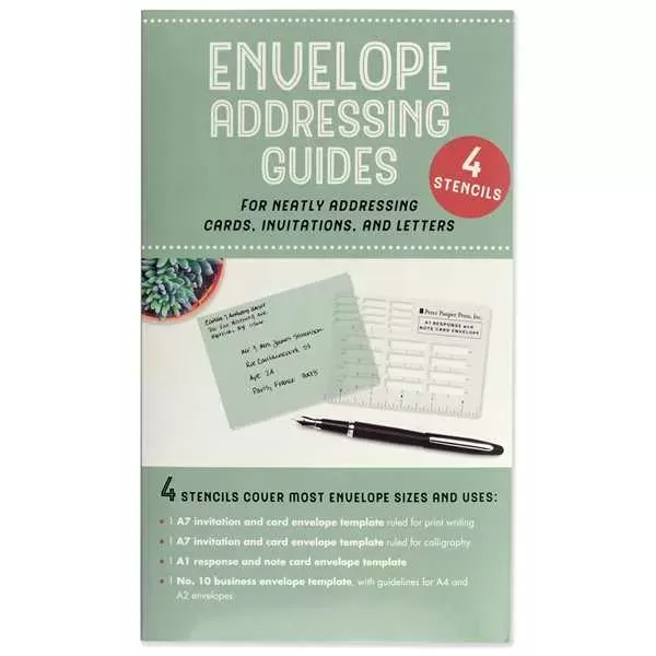 Envelope Addressing Guides. Perfectly