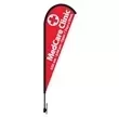 11-FT teardrop flag kit