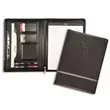 Vinyl zippered padfolio measuring