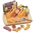 Cutting board with cheese,