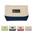 Cosmetic bag with zipper,