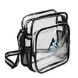 Zippered clear backpack with