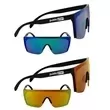 Sunglasses with mirror-finish lenses,