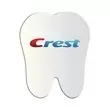 Tooth-shaped full-color coaster made