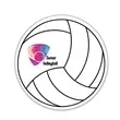 20 mil Volleyball shaped