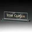 Desk nameplate with style