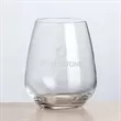 Stemless glasses provide the