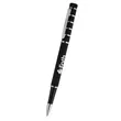 Durable metal rollerball pen.